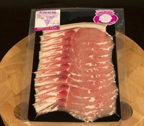 Hallsford Dry Cure Saddleback Back Bacon