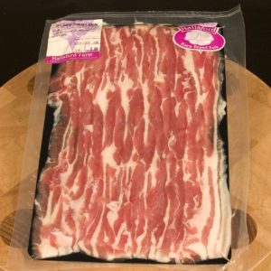 Hallsford Dry Cure Saddleback Streaky Bacon